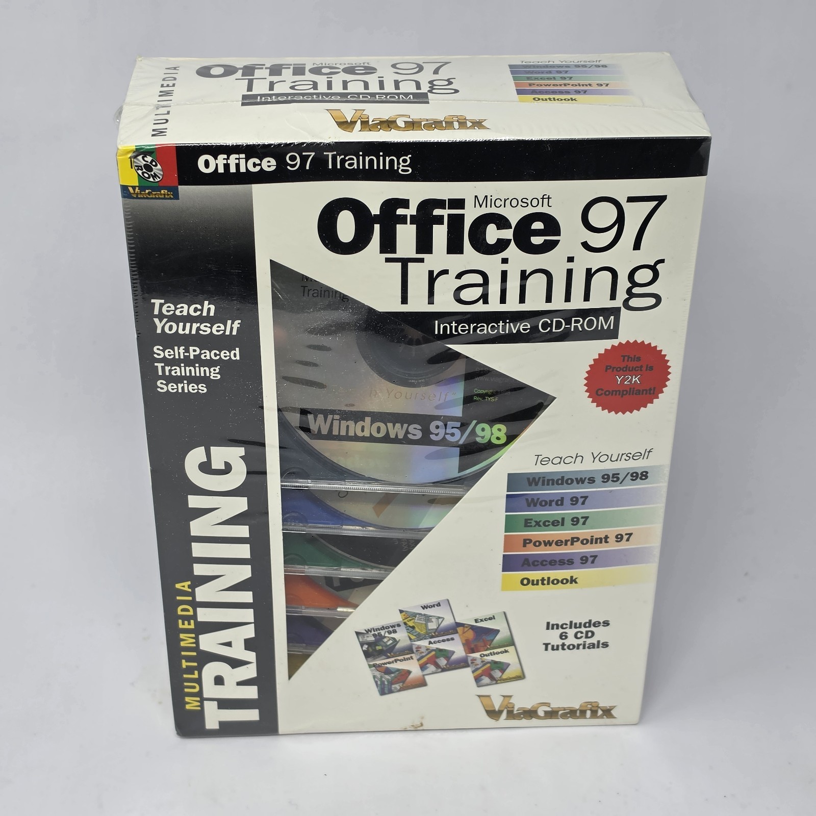 Microsoft Office 97 Training Edition Complete Big Box Vintage Software SEALED