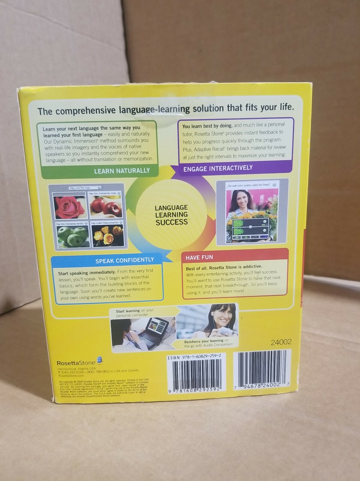 Rosetta Stone 3 Spanish (Latin America) Level 1,2,3,4 & 5 for PC, Mac