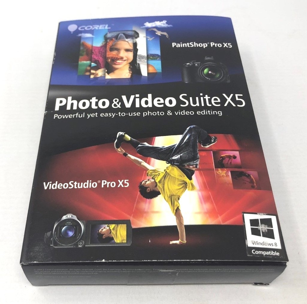 Corel Photo & Video Suite X5 PC – NEW –