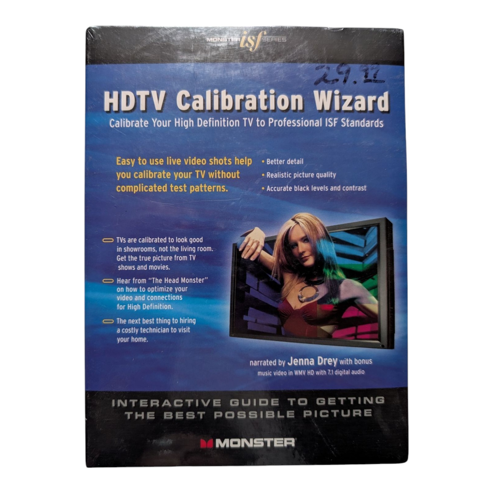 Monster Cable ISF Series HDTV Calibration Wizard DVD – Helps Calibrate Your TV