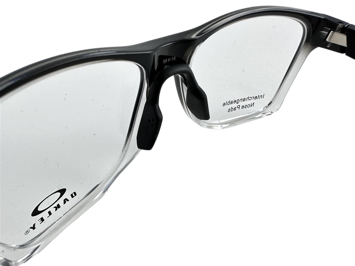 Oakley NEW Activate Polished Black Fade $205 Fashion Frames 55-16-141 Eyeglasses