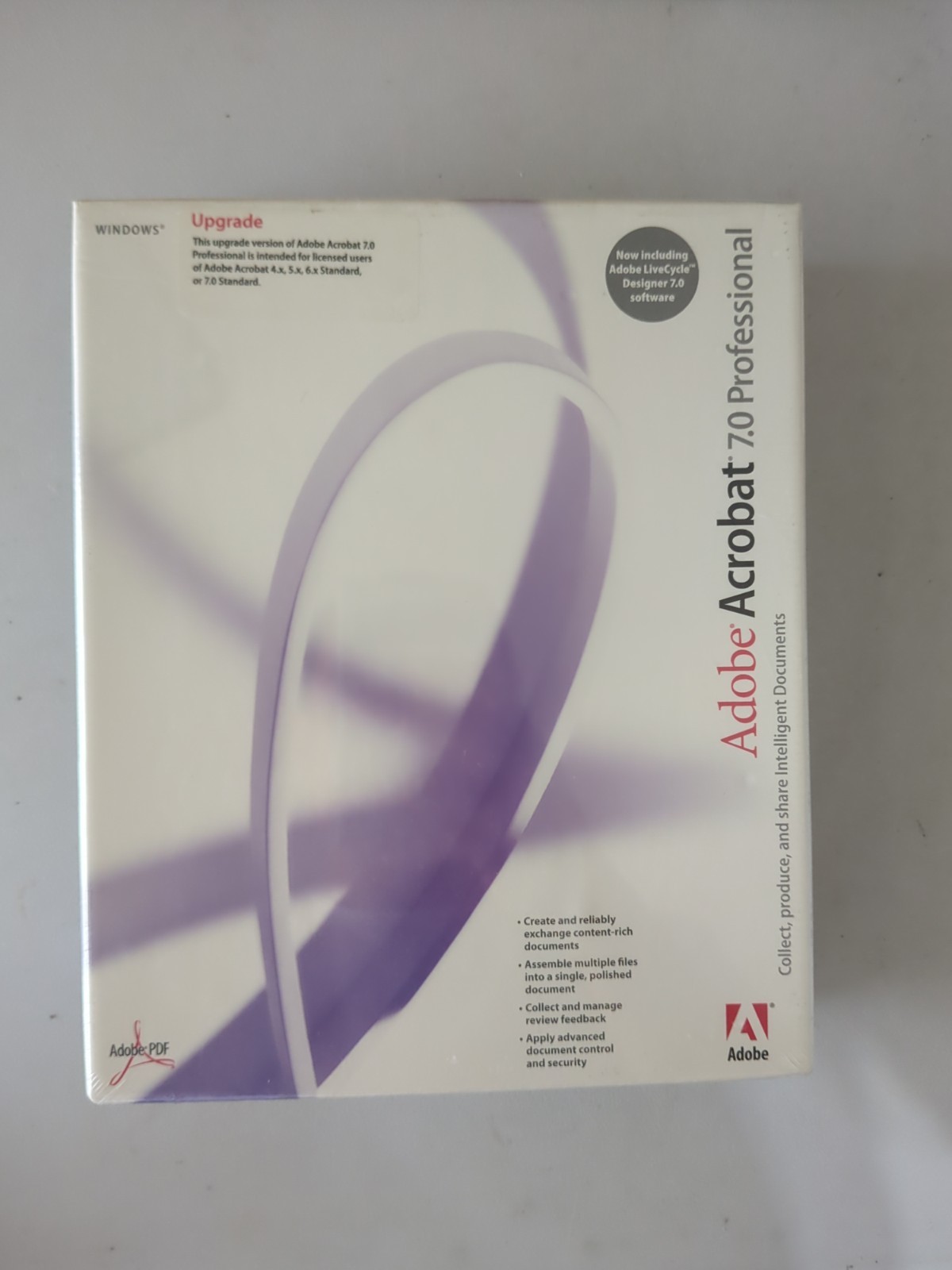 NEW – Adobe Acrobat 7.0 Professional – Windows 22020213 Sealed plus Lifecycle