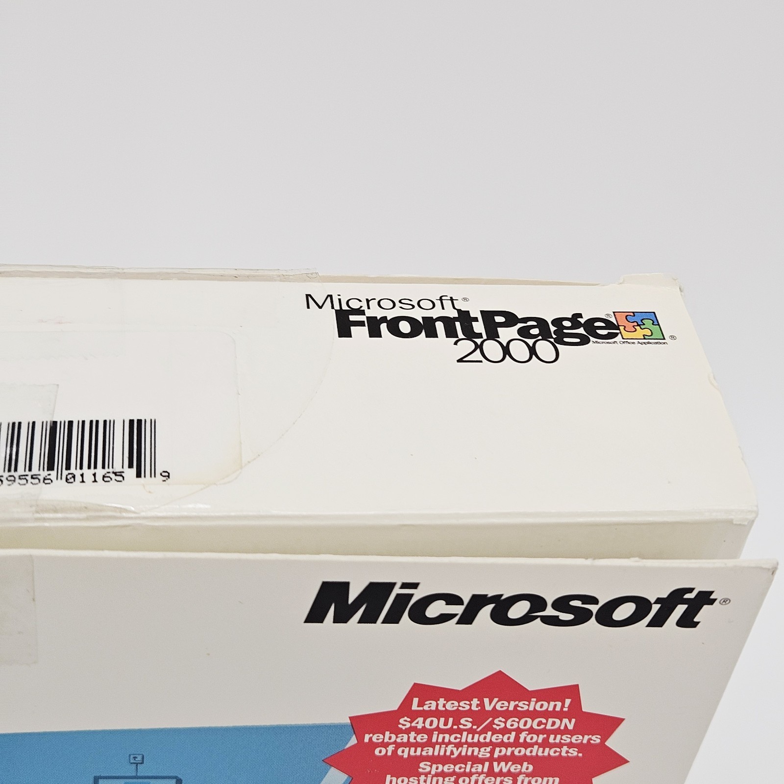 Vintage Microsoft FrontPage 2000 W/ Original Box, Booklets And Software