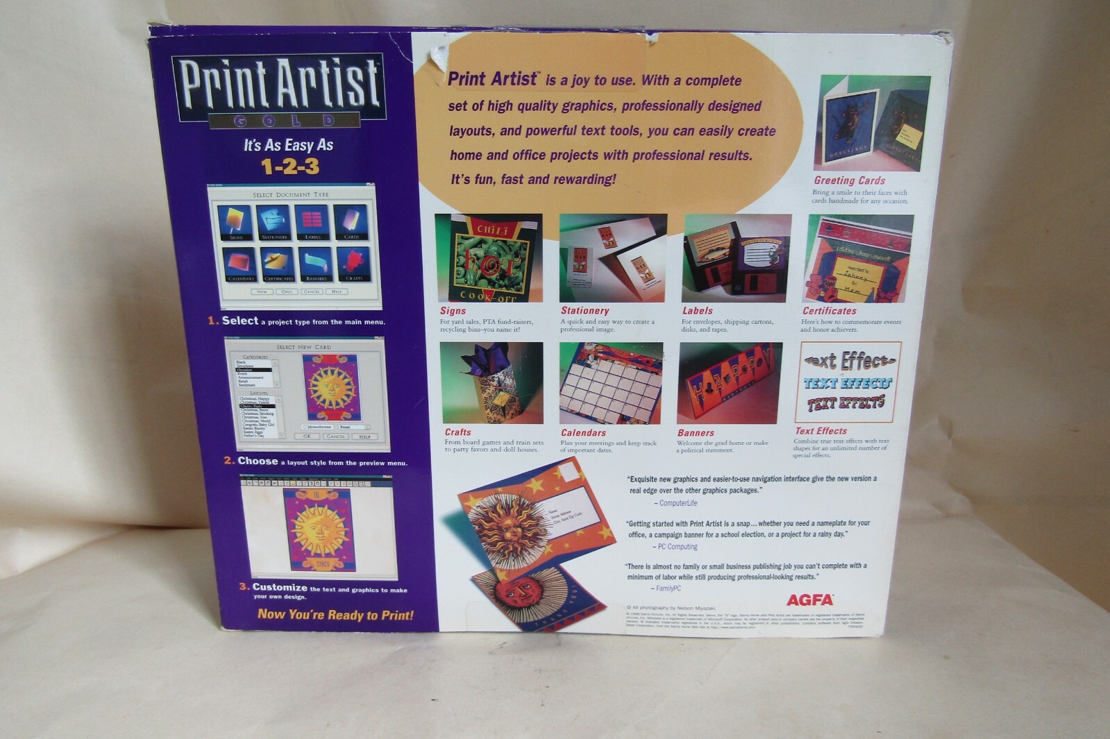 Print Artist Gold Vintage Computer Software Sierra Home Windows 95 Mac Scrapbook