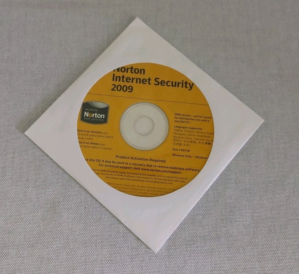 Norton Internet Security 2009 PC Software With Activation Keys