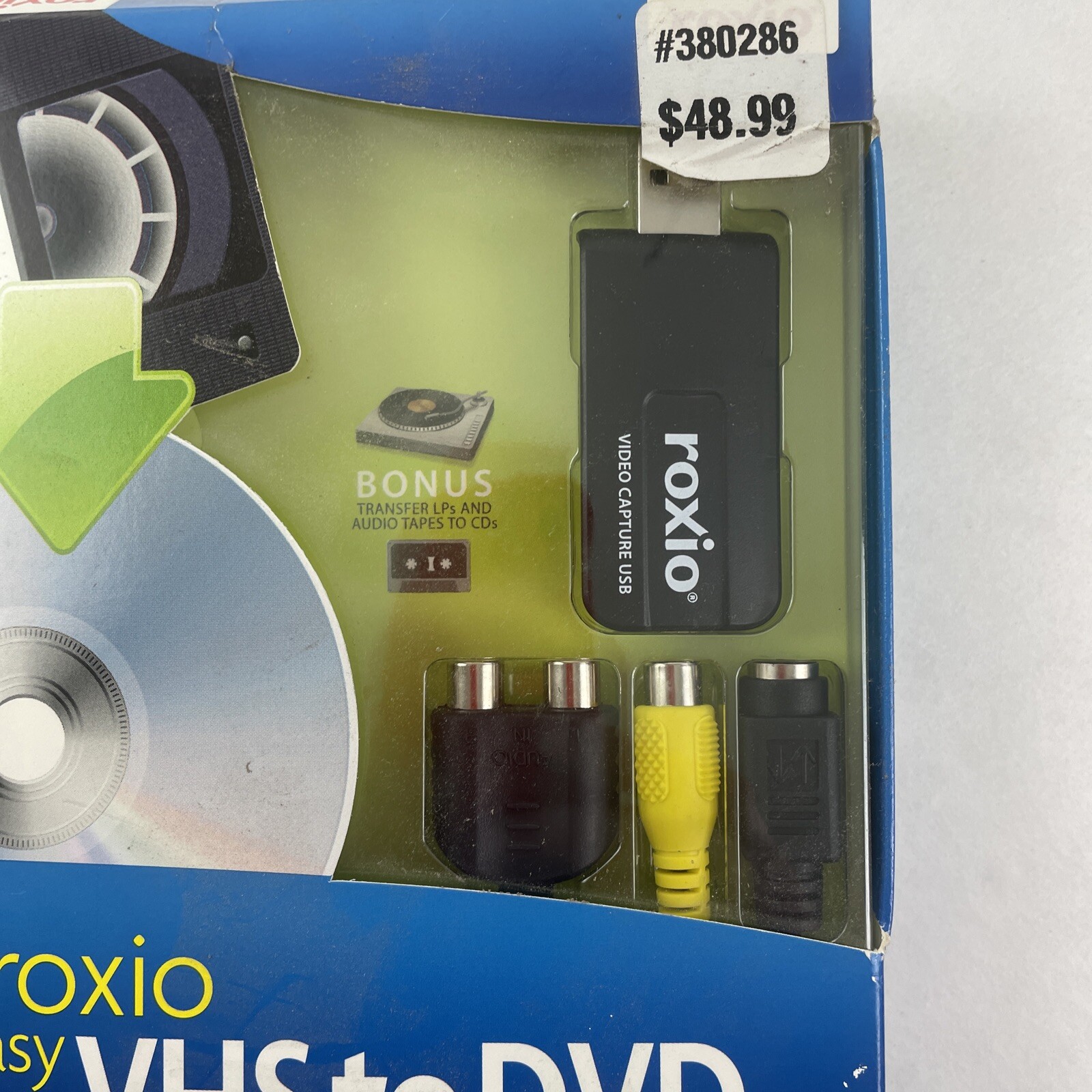 ROXIO Easy VHS to DVD for Windows Vista/XP 242500WM Sealed