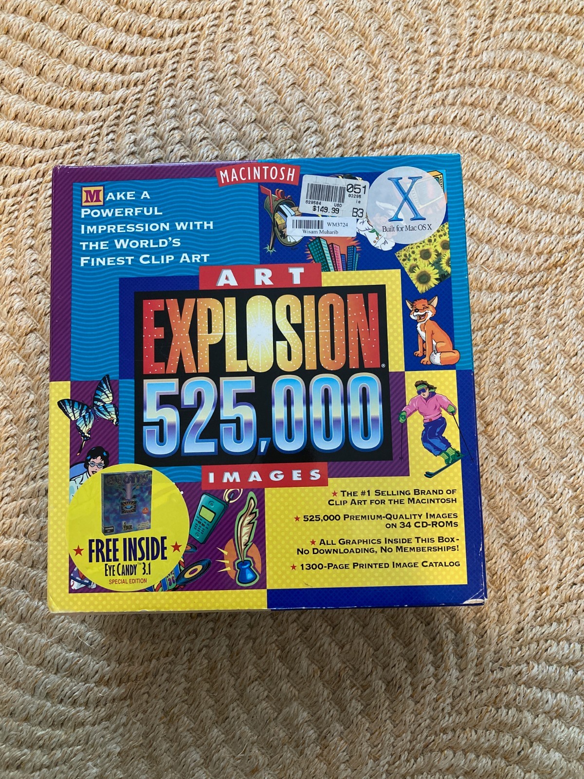 Nova Macintosh Art Explosion 525,000 Images 34 CD set + 1300 pg. Book Catalog