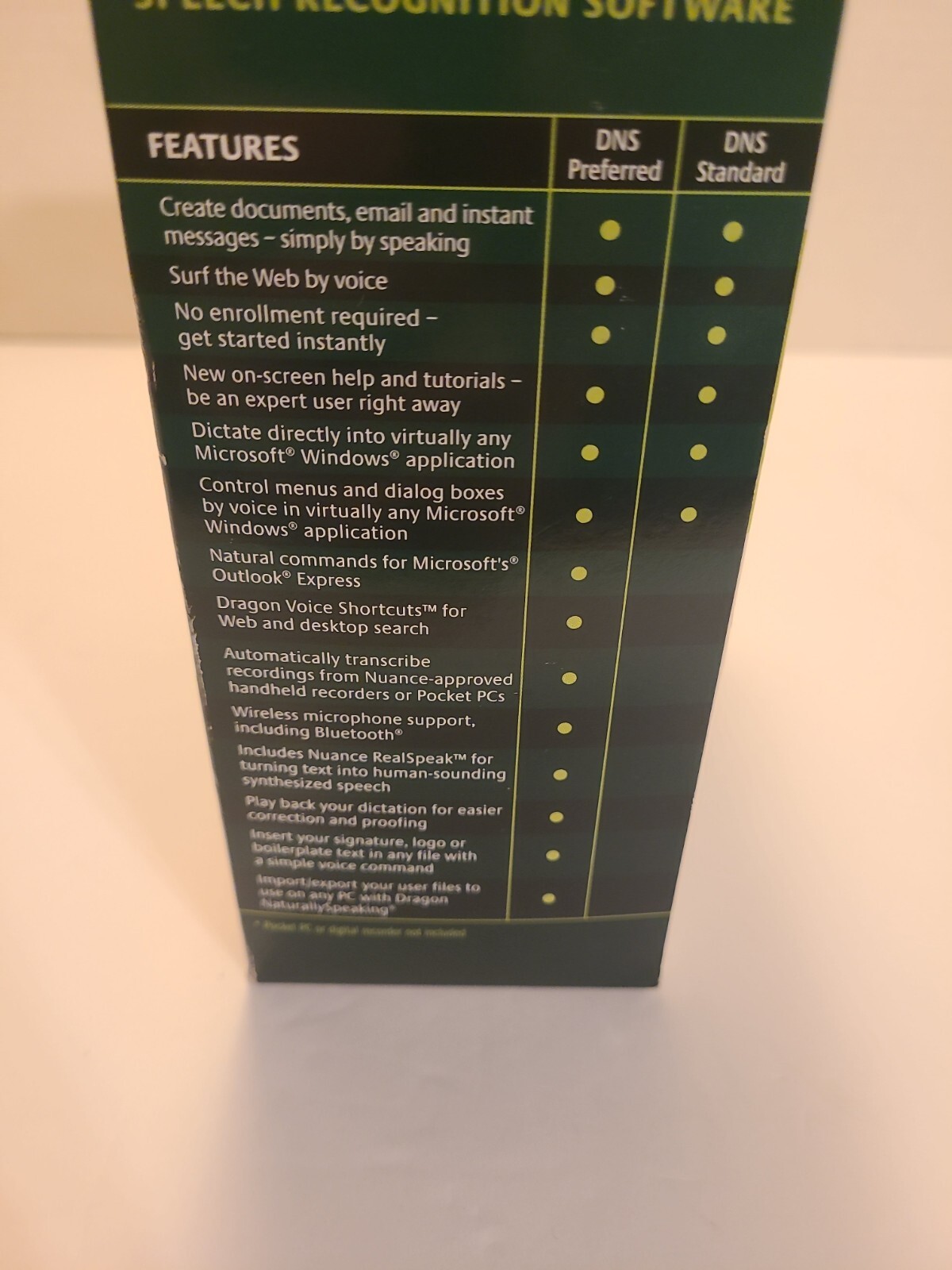 NUANCE DRAGON NATURALLY SPEAKING STANDARD EDITION 10 SPEECH RECOGNITION NEW SEAL