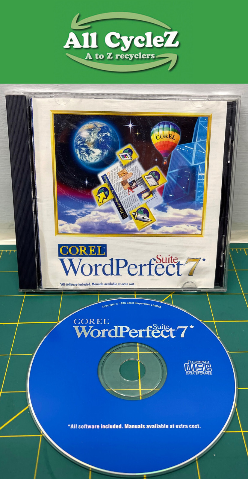 Corel WordPerfect Suite 7 for Windows 95 Good Condition!