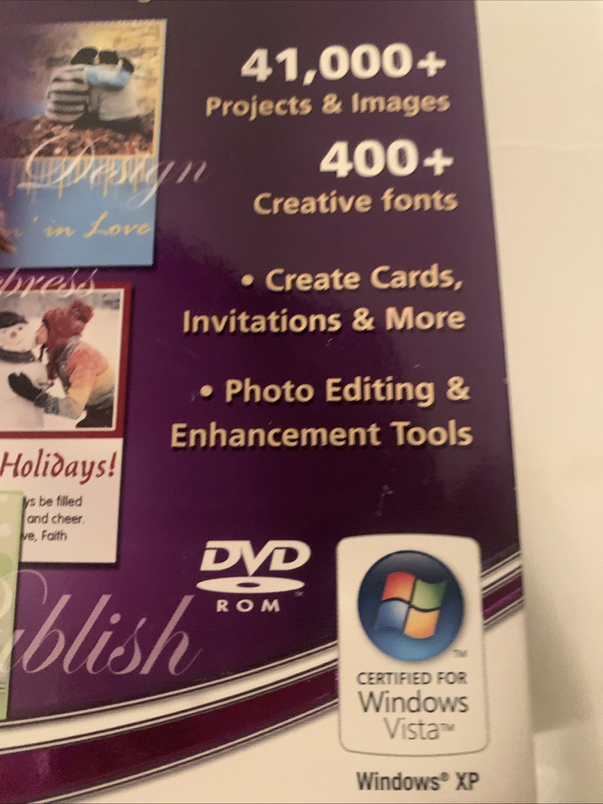 Broderbund PrintShop For Vista 2002-2007 Publishing Software CD Desktop Nib