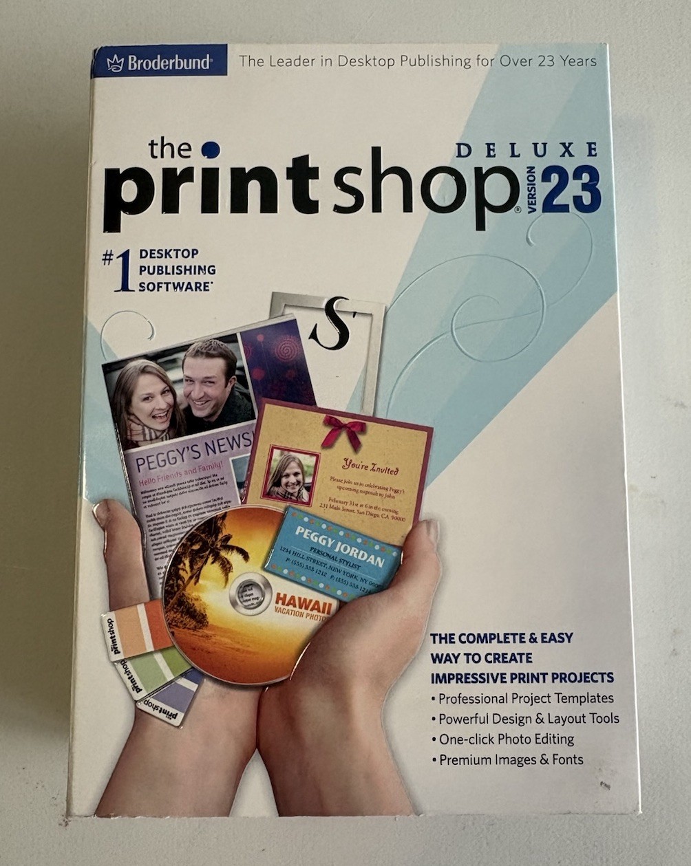 Broderbund The PrintShop Deluxe Version 23 For Windows PC Software -New & Sealed