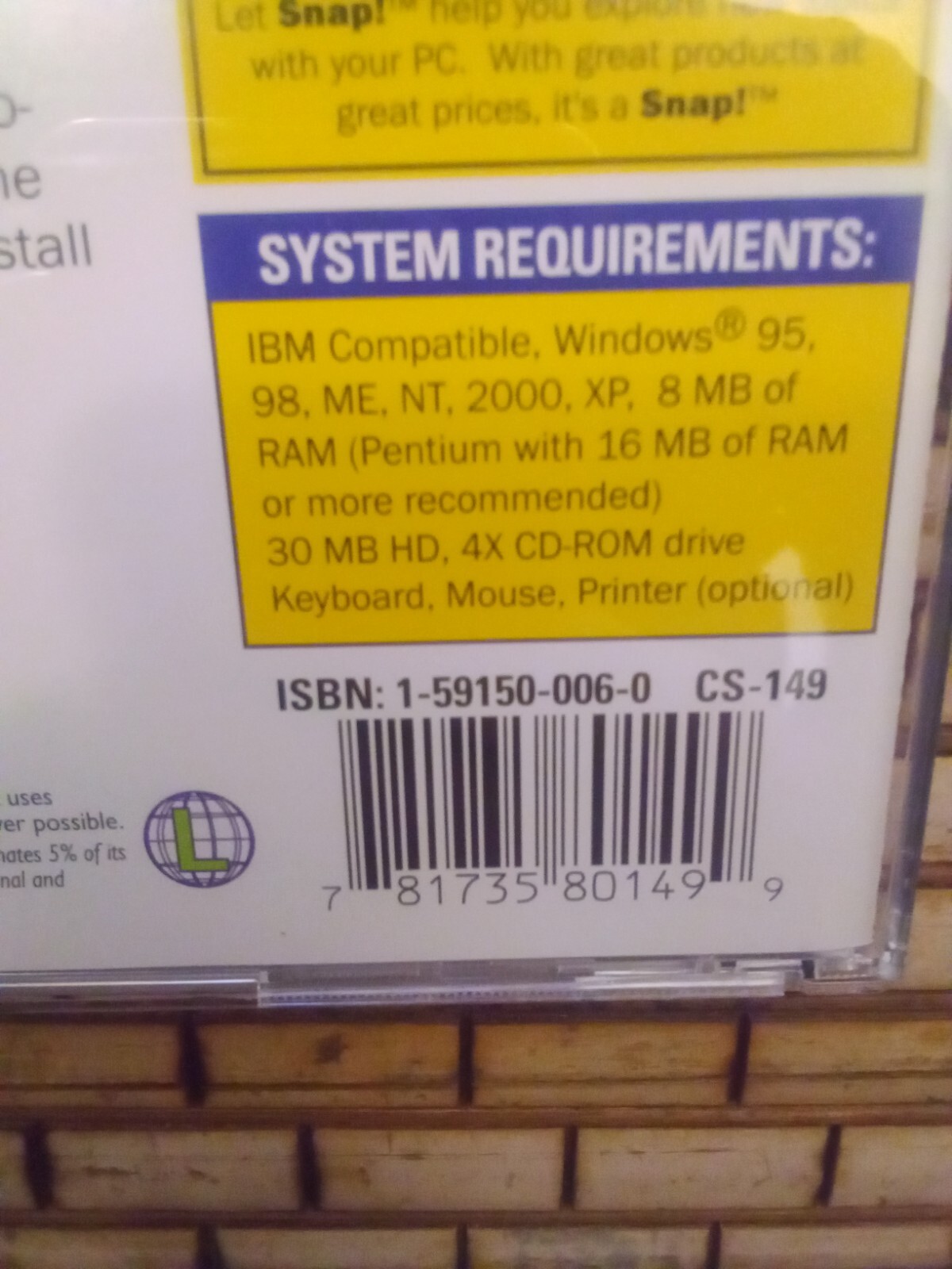 Snap! Everyday Solutions 4,000 4000 Fonts CD for Windows 95 / 98