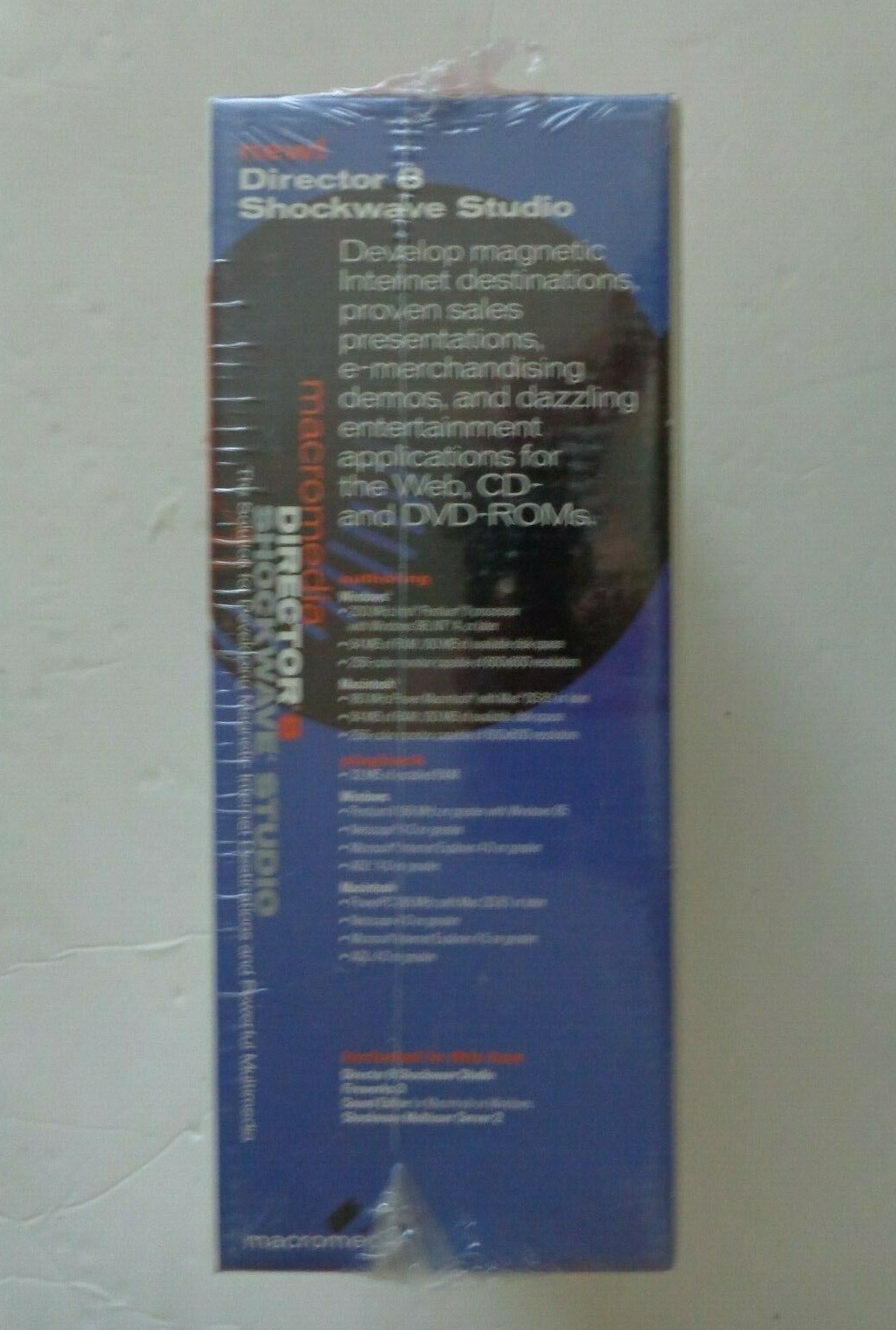 Macromedia Director 8 Shockwave Studio For Windows