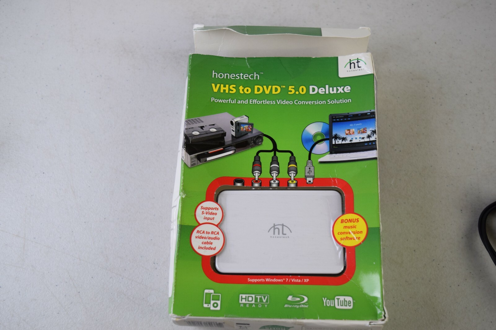 Honestech VHS to DVD 5.0 Deluxe (Retail) – Full Version for Windows