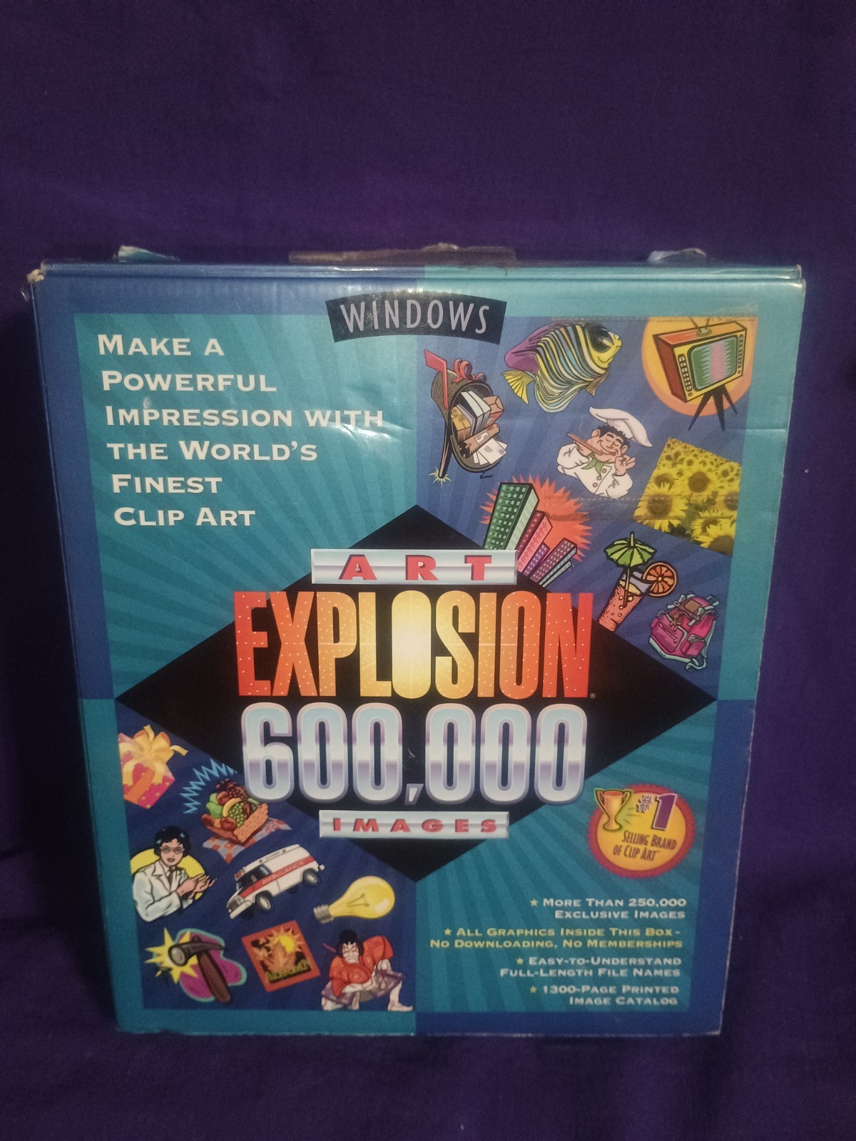 Nova Development Clip Art Explosion 600,000 Images Alphabets Win 29 CDs & Manual