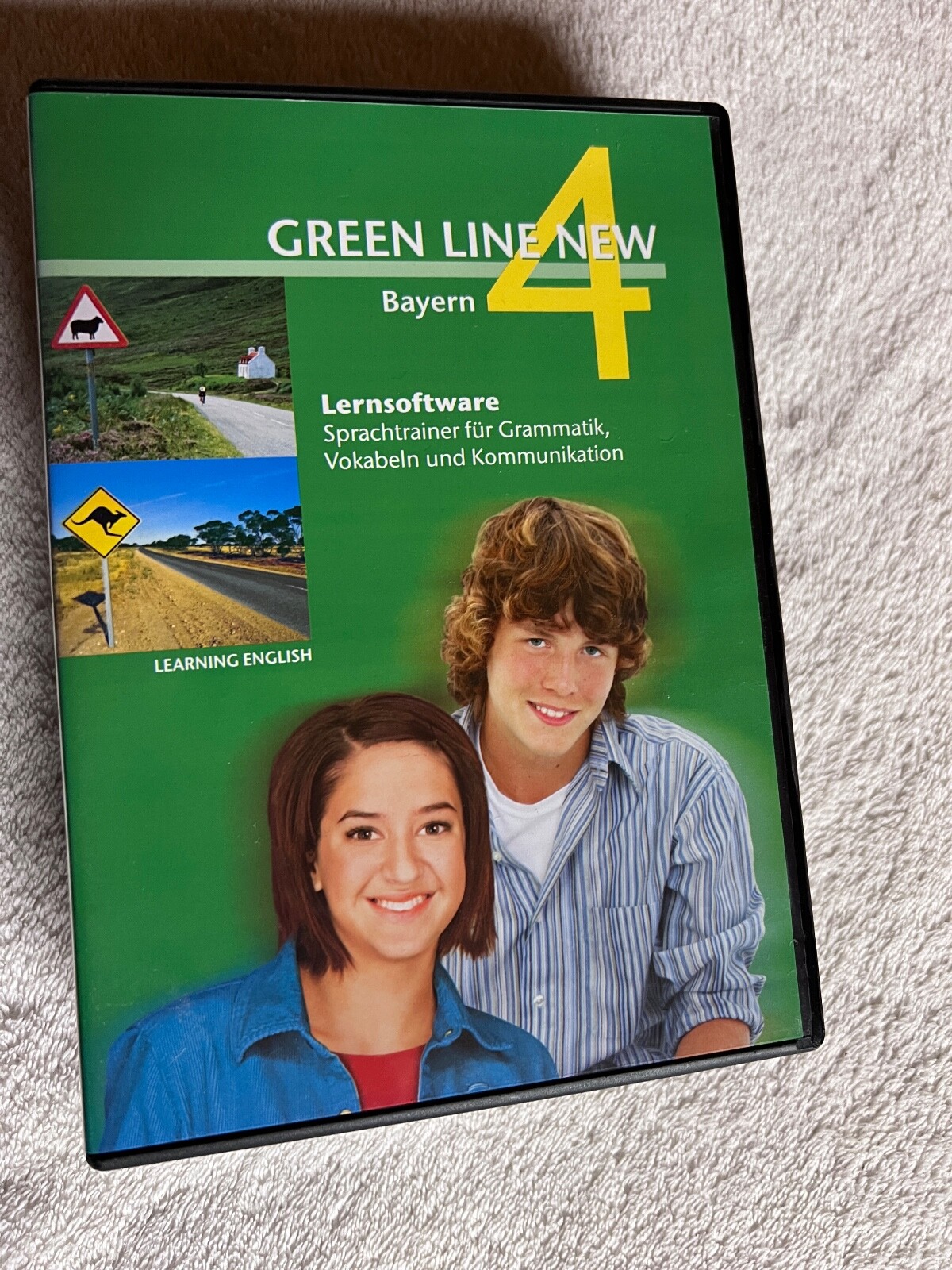 Hook and Loop language trainer english 8. school year. Green Line 4 | Learning Software CD 36