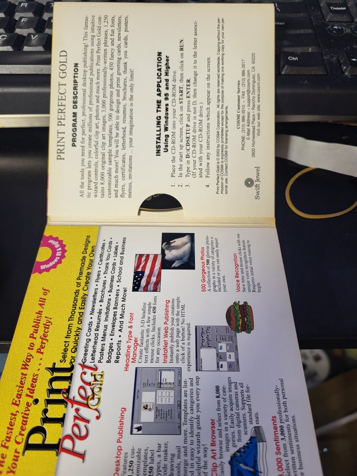 Print Perfect Gold Pc/ THIN PAPER SLEEVE/ NO SCRATCHES PC WINDOWS