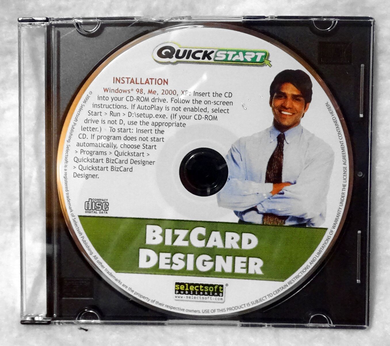 New BizCard Design CD-ROM Selectsoft Publishing 2006 Disc Only