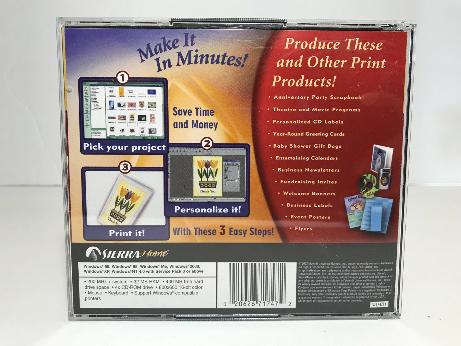 Print Artist  Version  22 Gold Edition PC CD 2003 Version