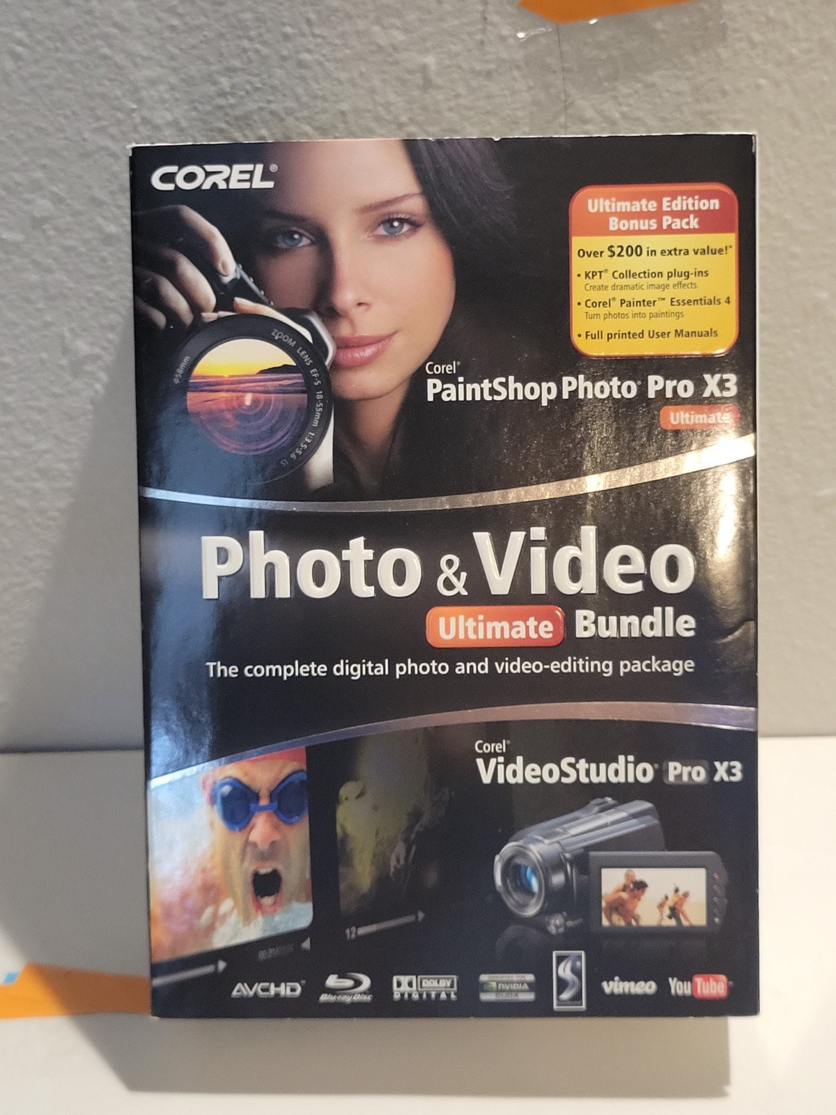 Corel Photo & Video Ultimate Bundle VideoStudio Pro X3 New / Sealed
