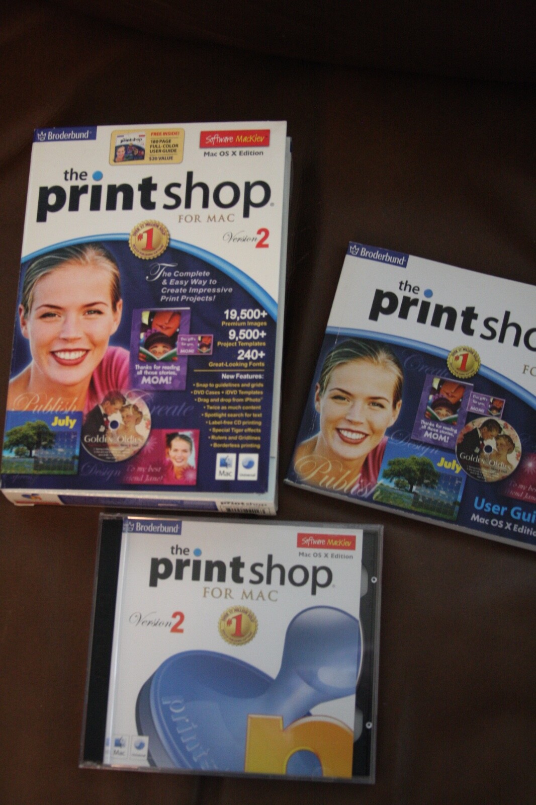 Broderbund – The Print Shop for Mac Version 2 Software Mackiev Mac OS