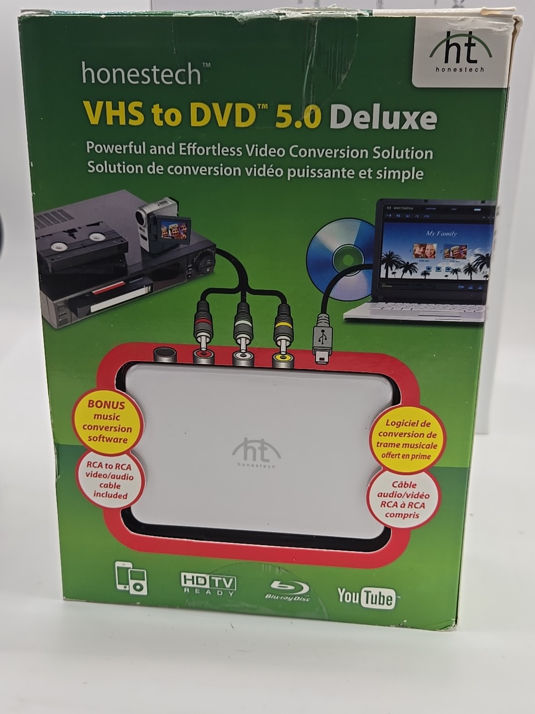 Honestech VHS to DVD 5.0 Deluxe Powerful & Effortless Video Conversion Solution