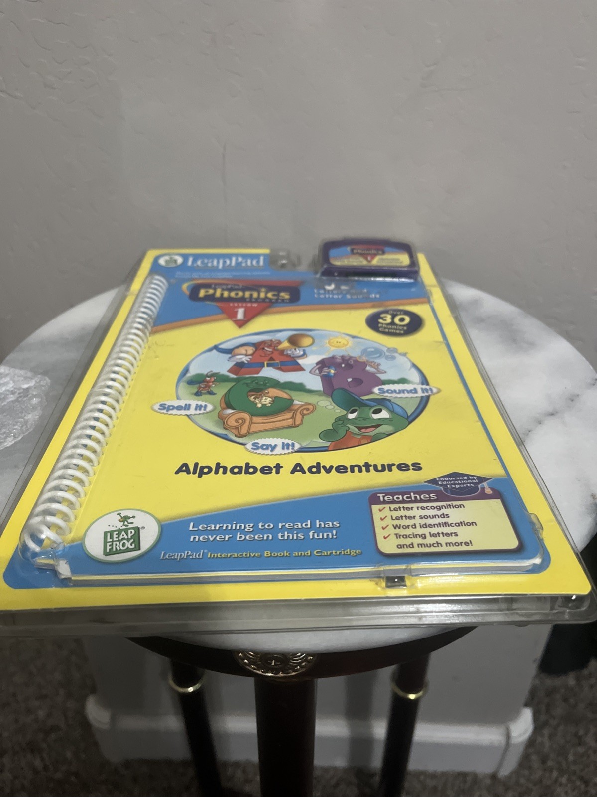 Leap Pad Phonics Book 1: Alphabet Adventures lesson #1 letters and lettersounds