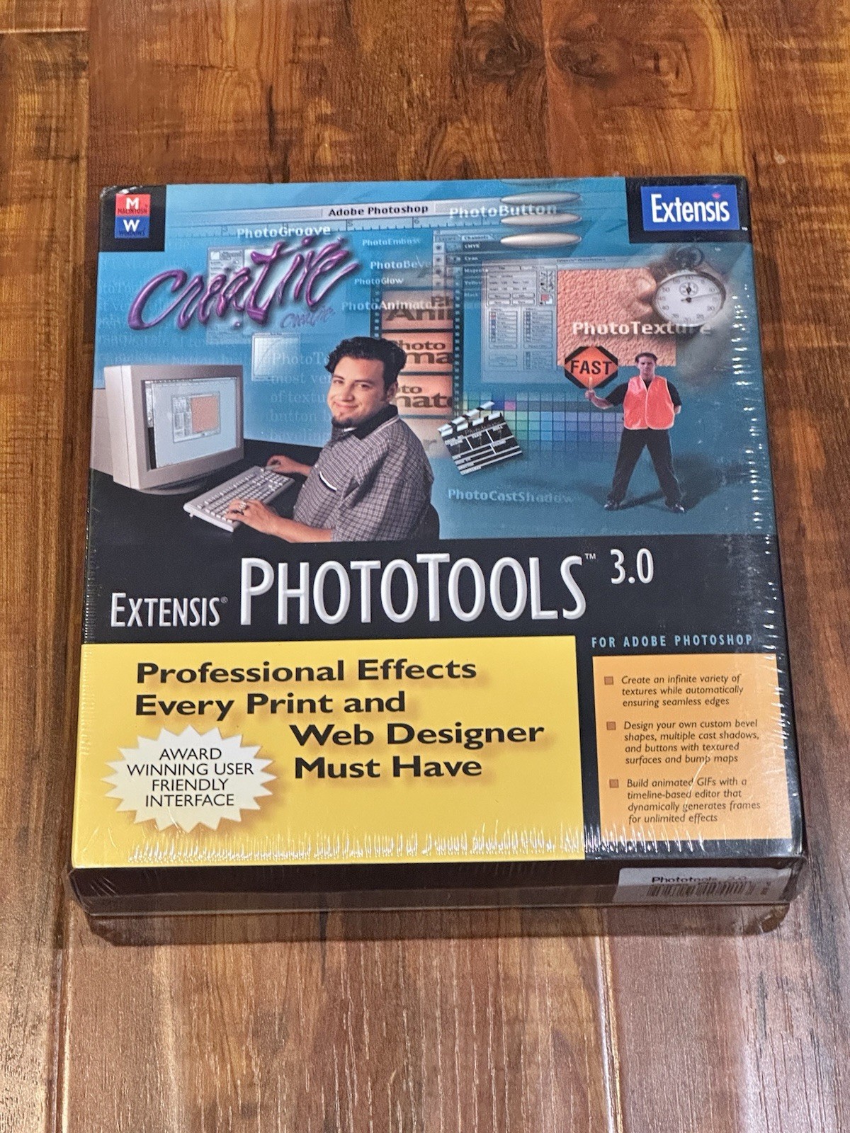 Rare Vintage 1998 Extensis PhotoTools 3.0 Mac PC Photoshop – New & Sealed