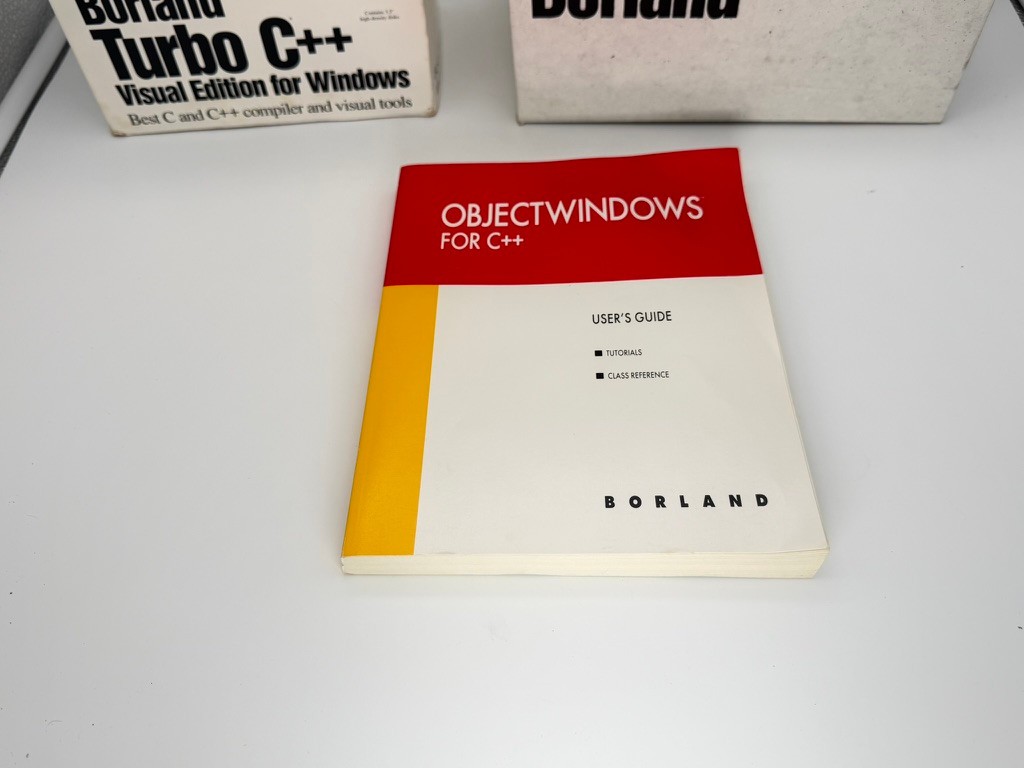 Borland Turbo C++ Windows 3.1 Software 3.5” Disks Set Visual Edition