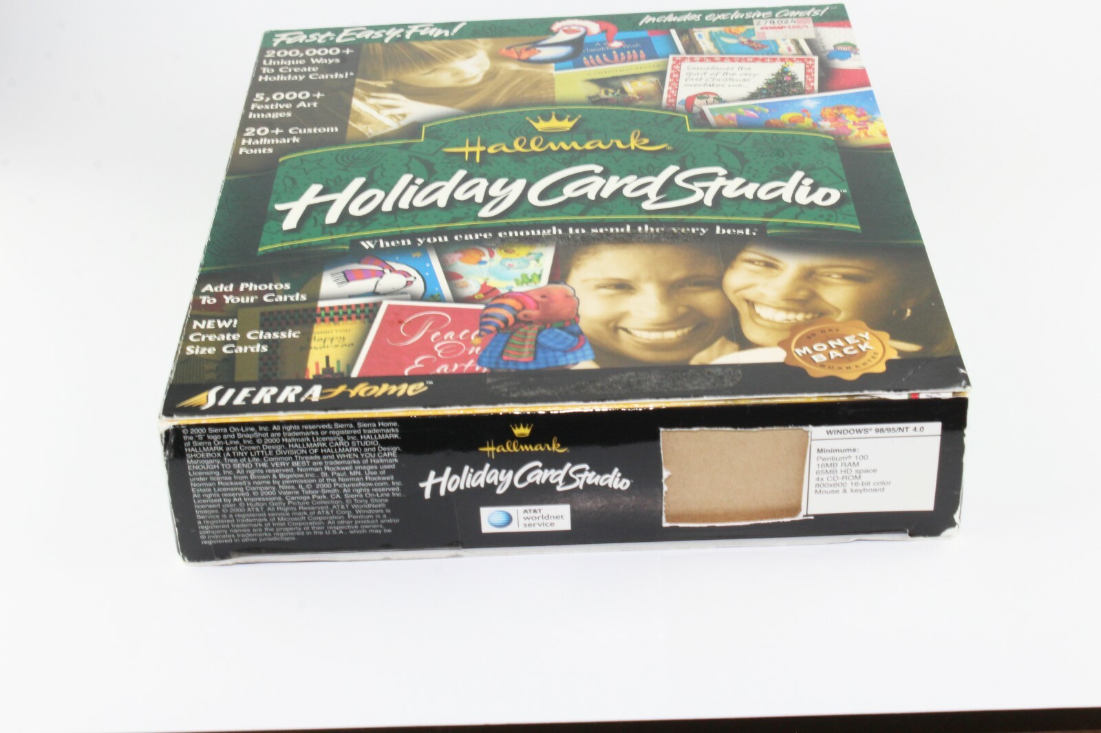Hallmark Holiday Card Studio Software Windows 98 Craft Print Cards