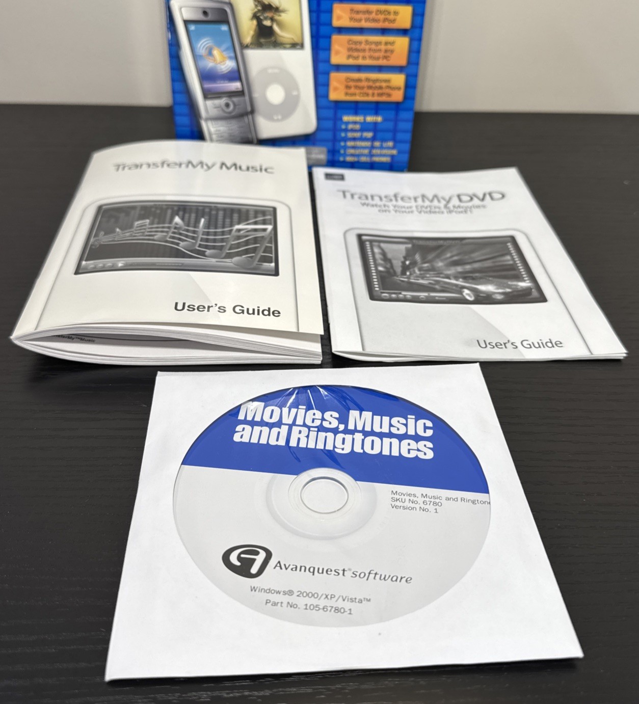 Movies Music And Ringtones For Your IPod & Mobile Phone Complete W/ User’s Guide