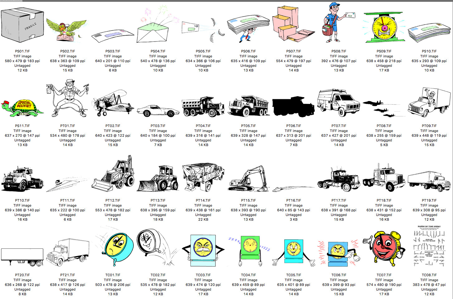 Business Cartoons Clipart CD by Jim Provencher 1,000 images