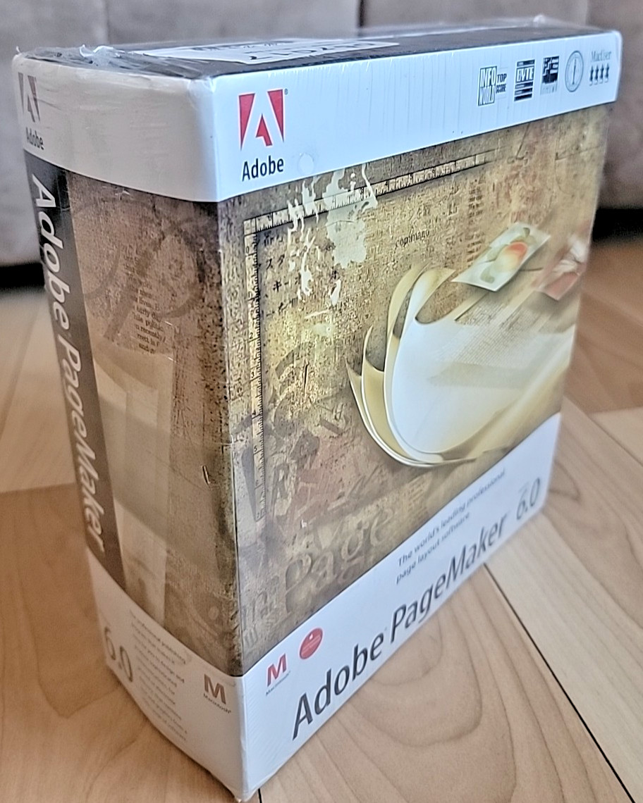 Adobe PageMaker 6.0 For Macintosh Software – NEW Factory Sealed READ