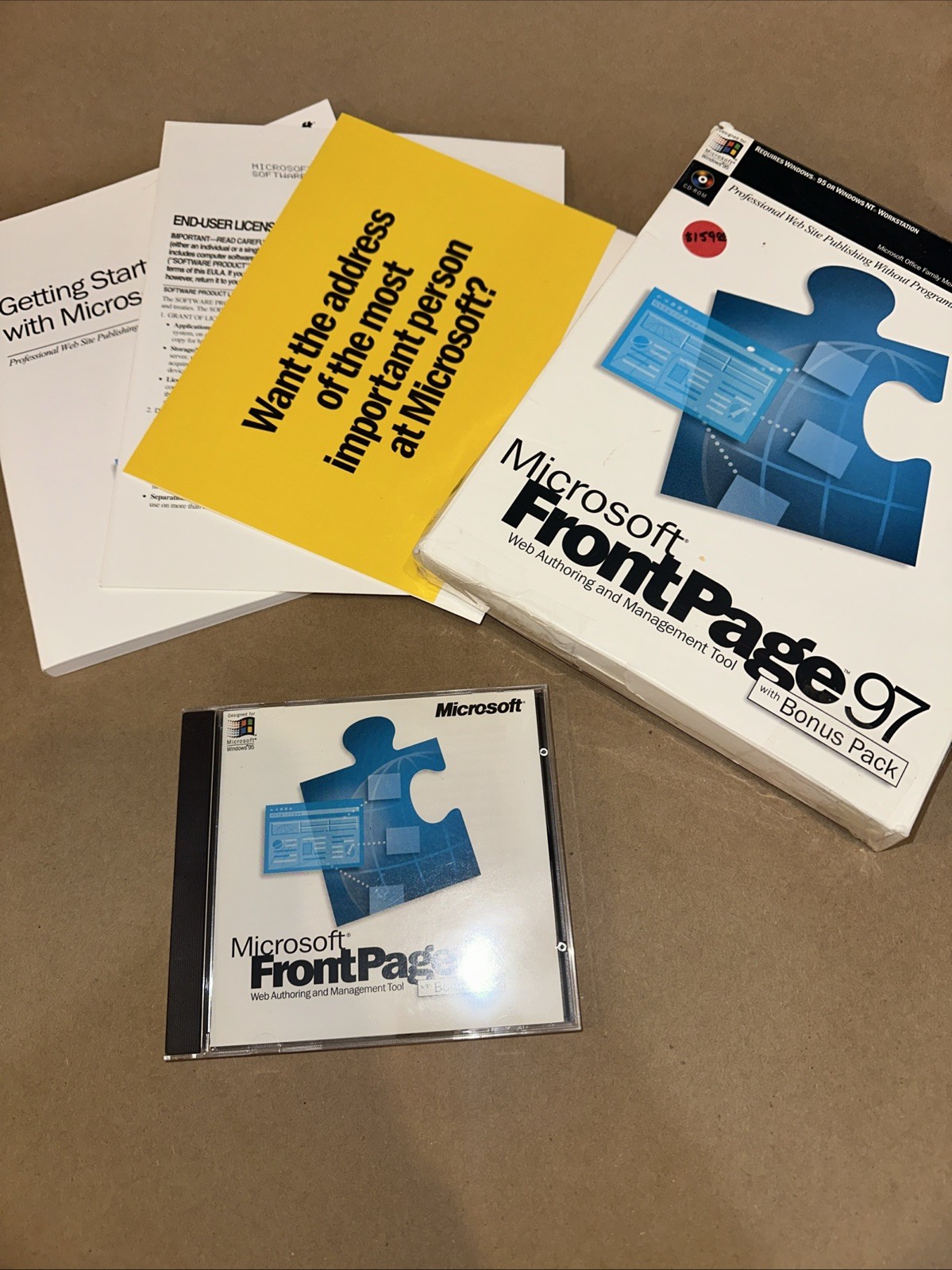 Microsoft FrontPage 97 with Bonus Pack