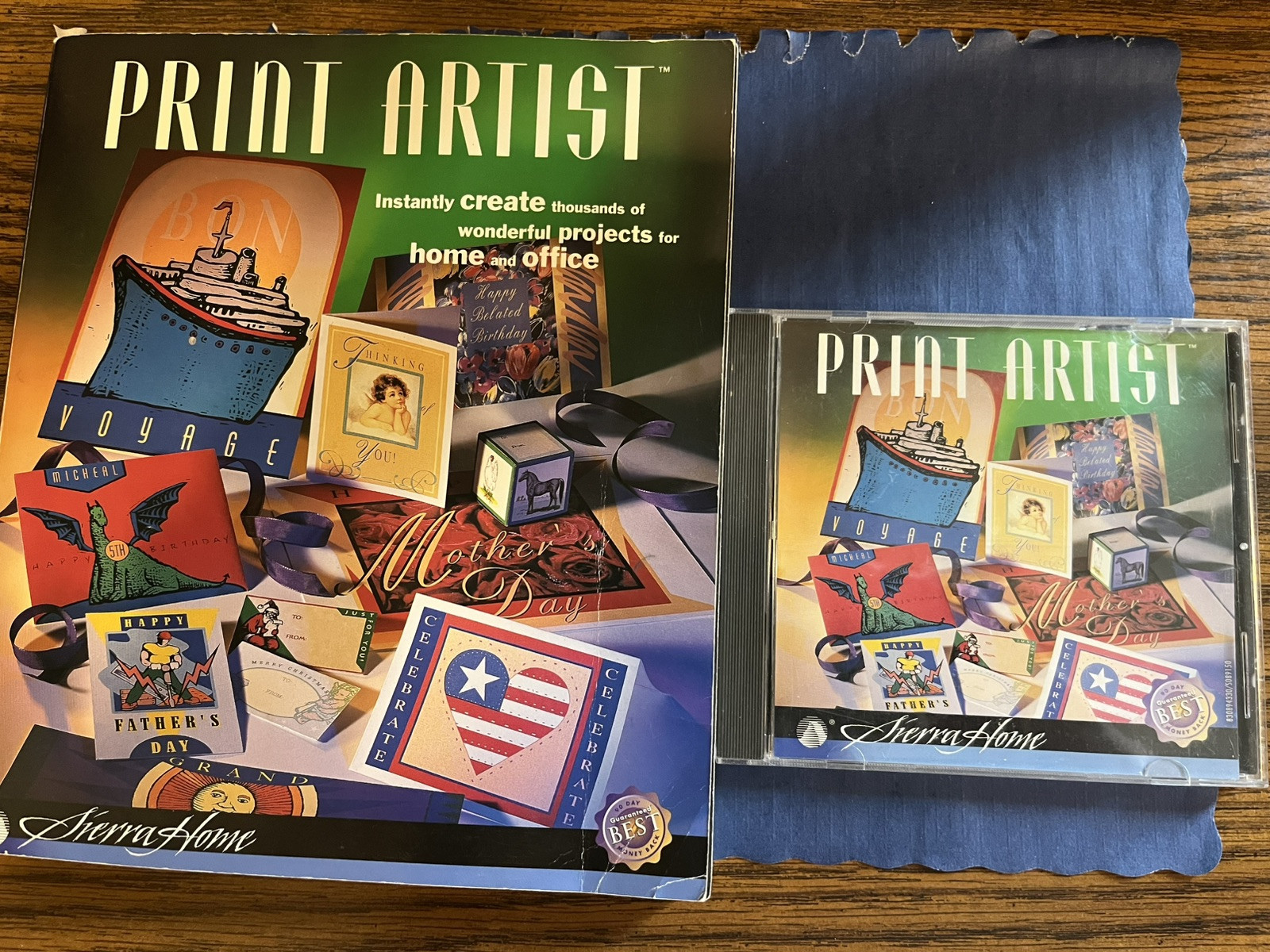Print Artist Version 4.0 CD-ROM 1996 Sierra Home plus Manual 271 pages