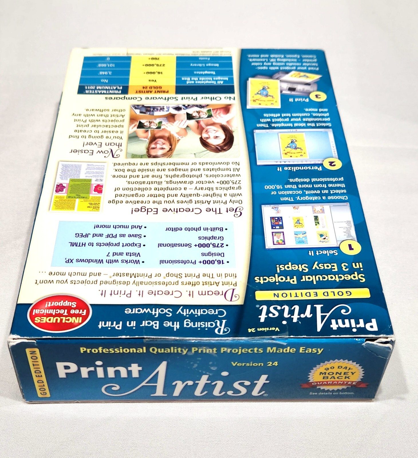 2011 PRINT ARTIST GOLD EDITION PC Computer Home Graphics Software Version 24