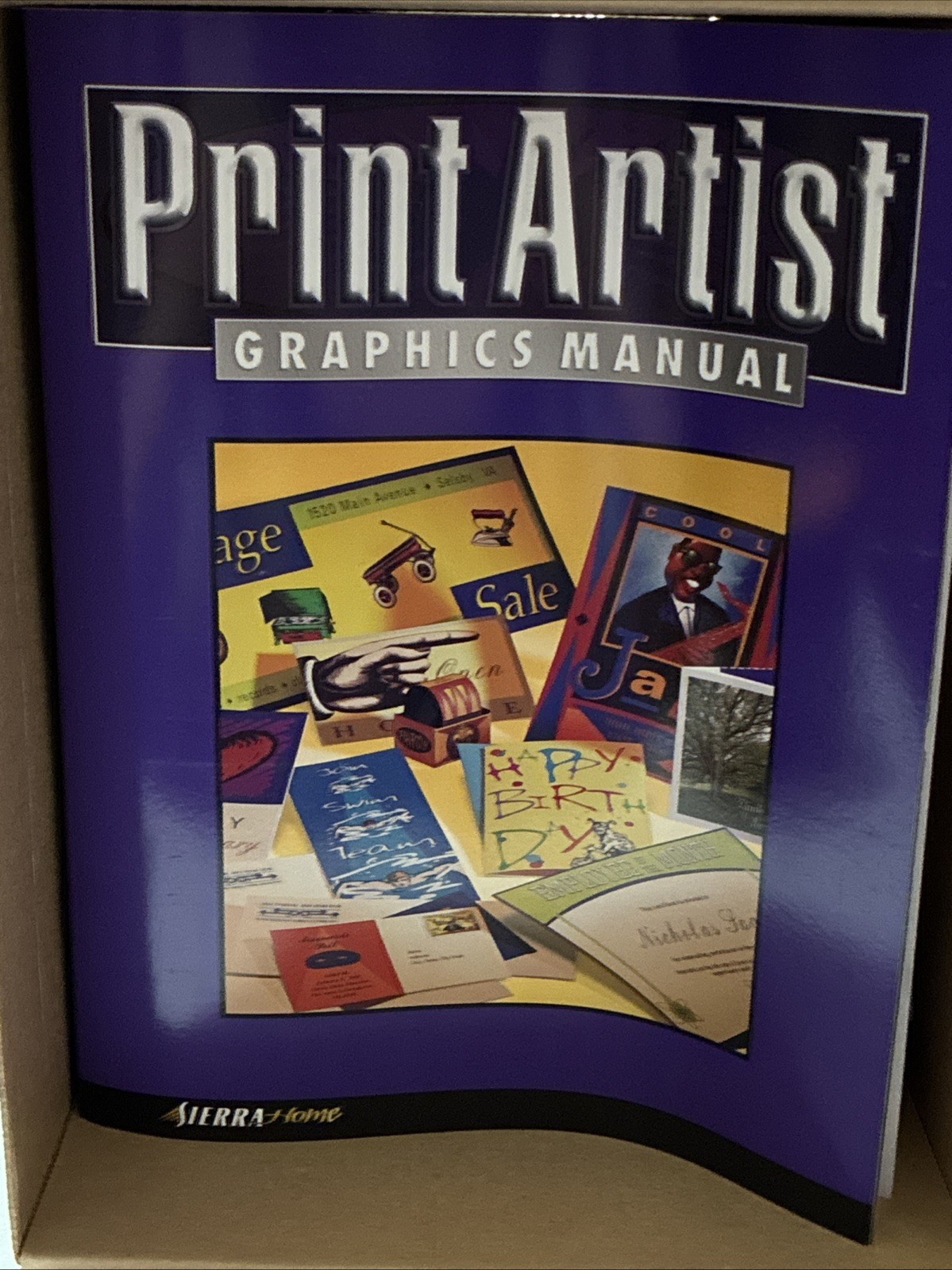 Vintage Print Artist Gold software by Sierra Home, for Windows 95 /Mac CD Rom