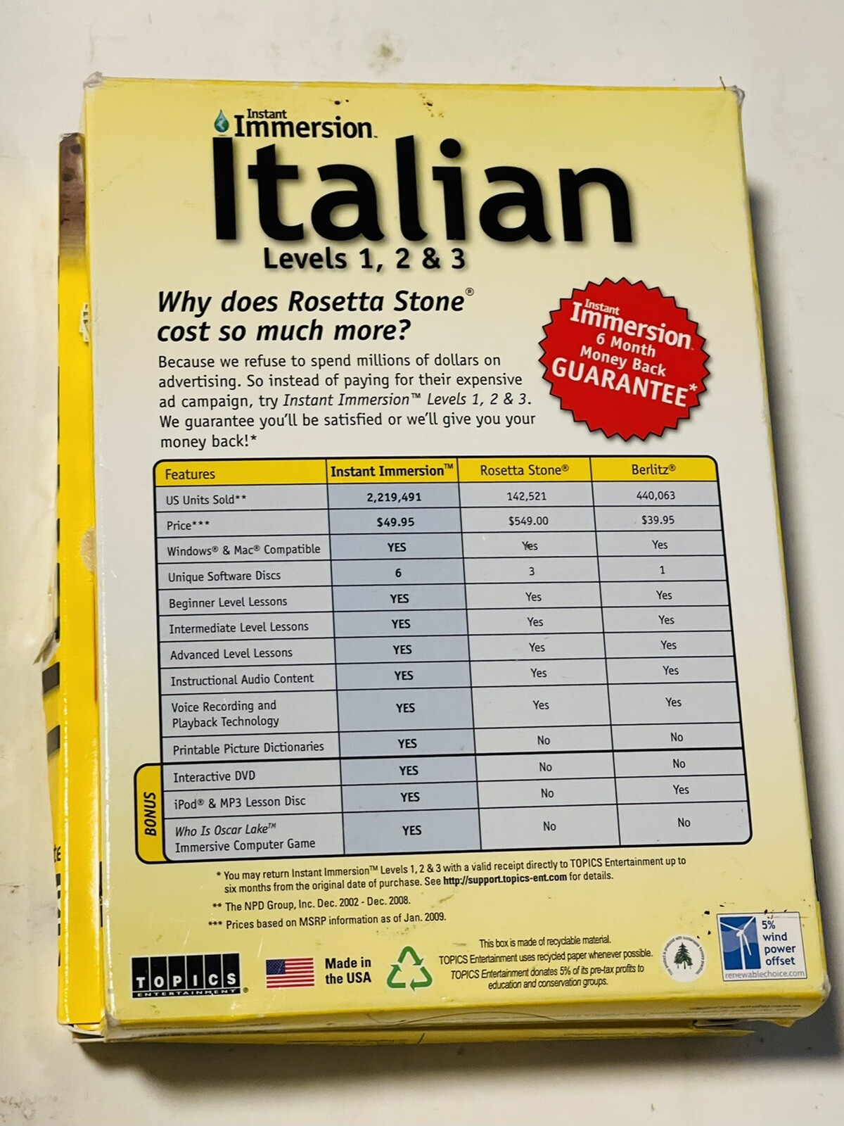 Instant Immersion Italian: Levels 1, 2, & 3, 9 CD Set