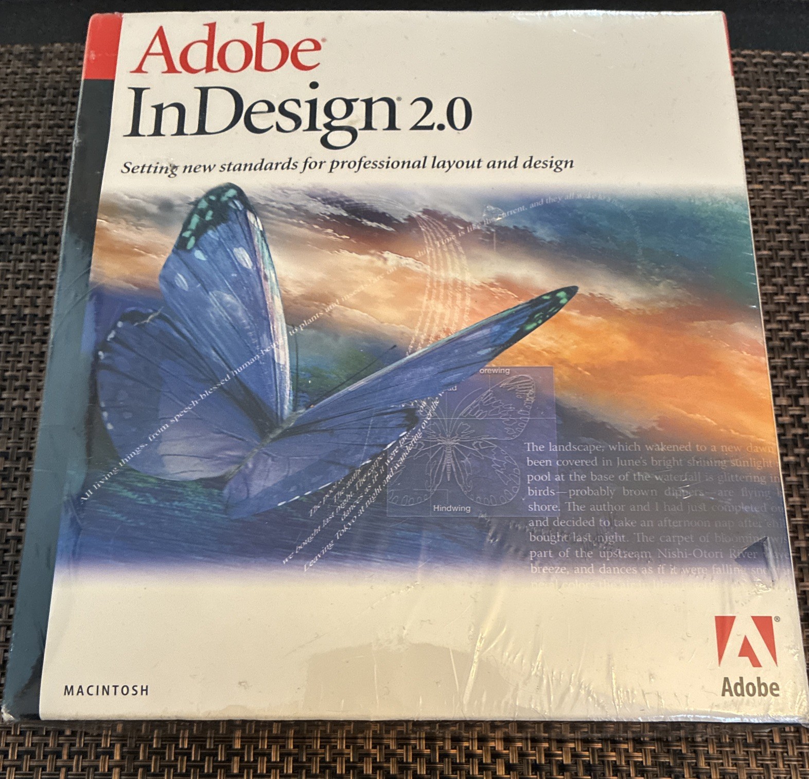 Adobe InDesign 2.0 Upgrade for Mac New and Sealed