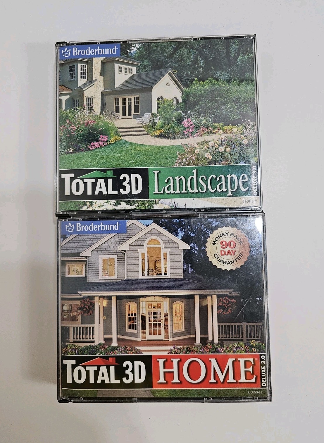 Broderbund Total 3D Landscape & HOME Deluxe 3.0 EXCELLENT CONDITION