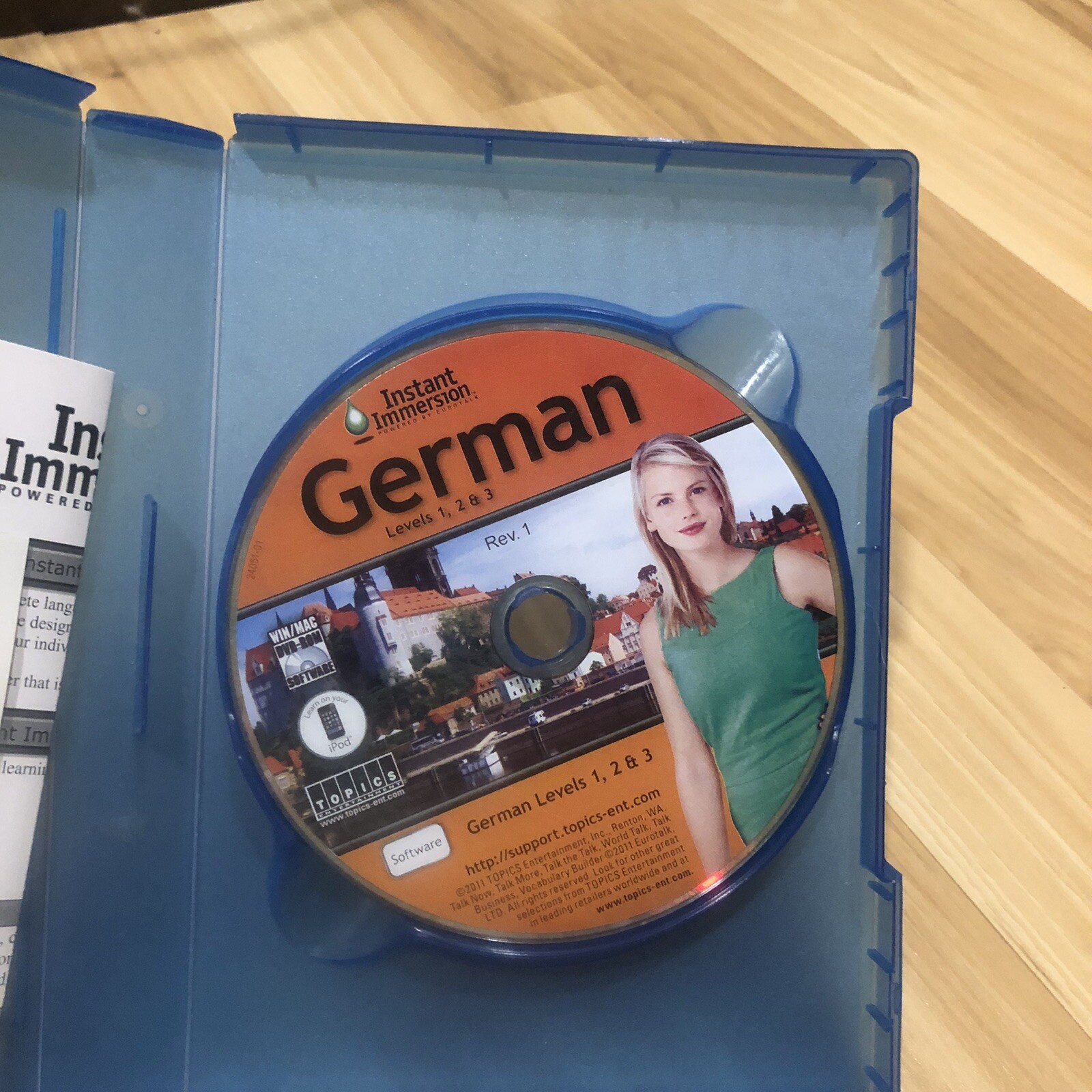 Instant Immersion Learn German For PC & Mac, Levels 1, 2, & 3 CD-ROM MP3