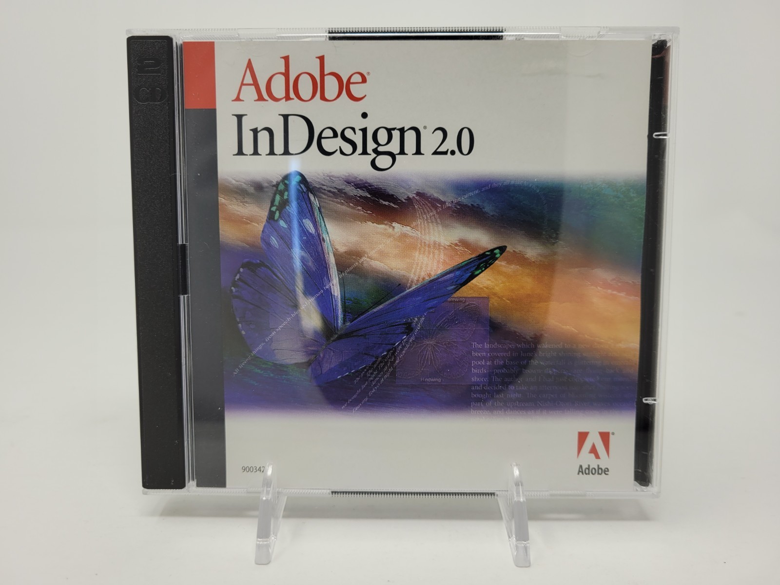 Adobe InDesign 2.0 Education Version CD w/ Serial Number for PC Windows
