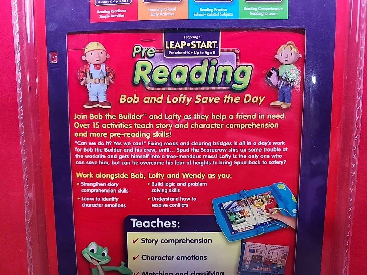 Leap Frog Leap Pad – Bob and Lofty Save the Day Bob The Builder NIB