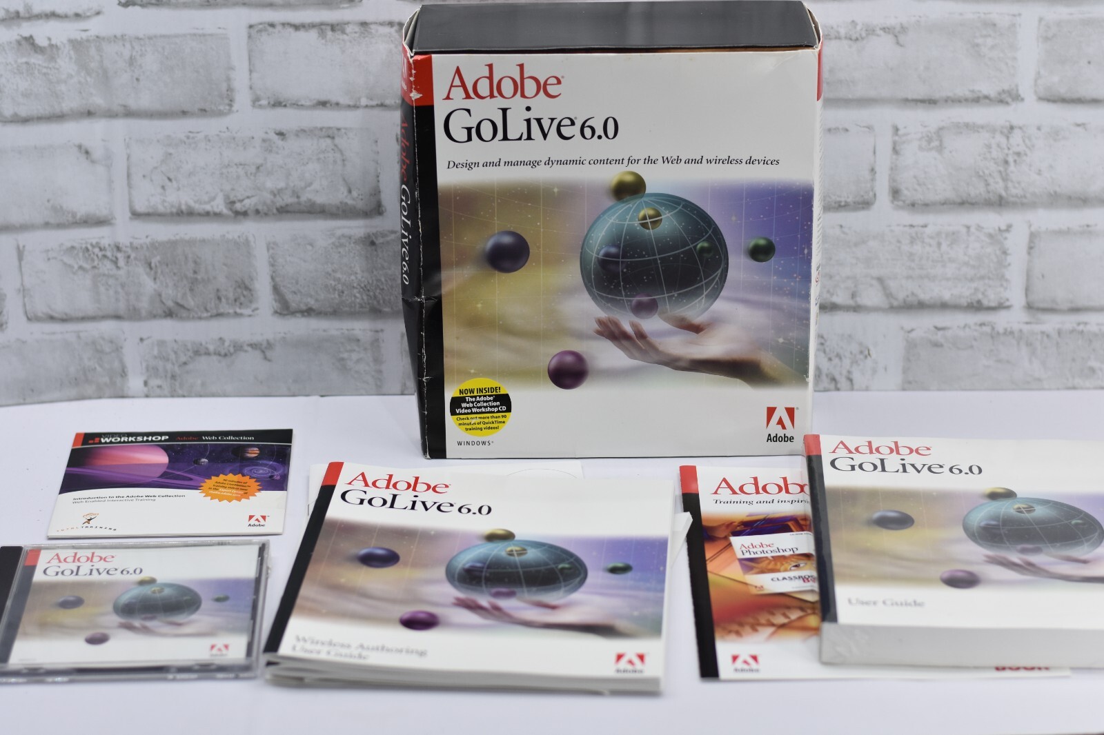 NEW Adobe GoLive 6.0 for WINDOWS with Book