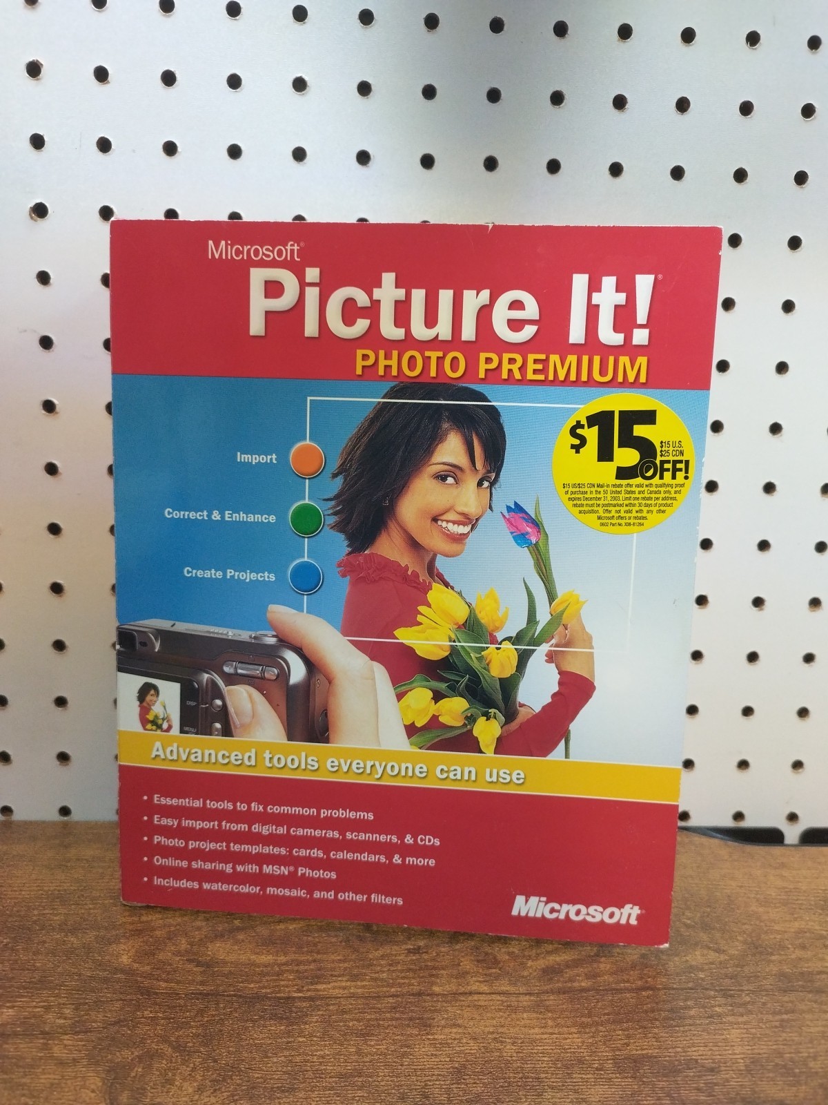 Microsoft Picture It! Photo Premium Version 7.0 For Windows XP 2000 ME 98 Sealed