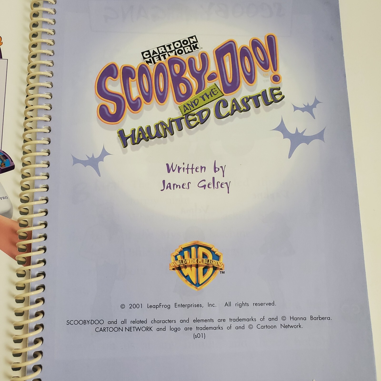 Leap Frog Leap 2 Reading SCOOBY DOO and the HAUNTED CASTLE Cartridge and Book
