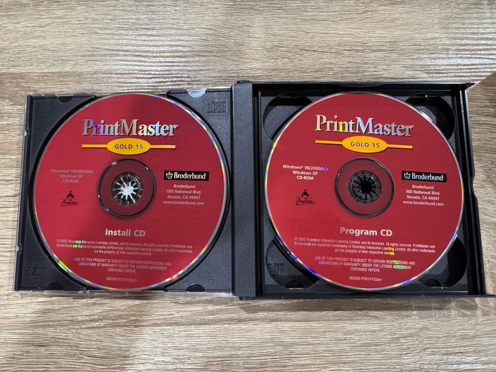 Vintage Print Master Premier 8.0 PC Software + PM Gold 15 – WINDOWS 95 98
