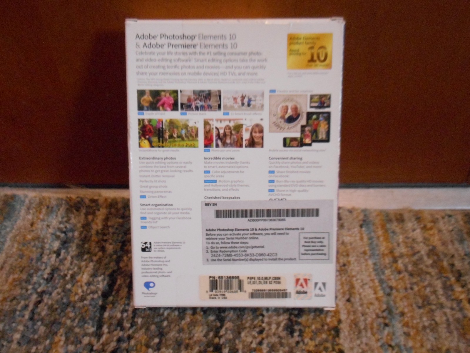 Adobe Photoshop Elements 10 with Adobe Premiere Elements 10 Pre-Owned