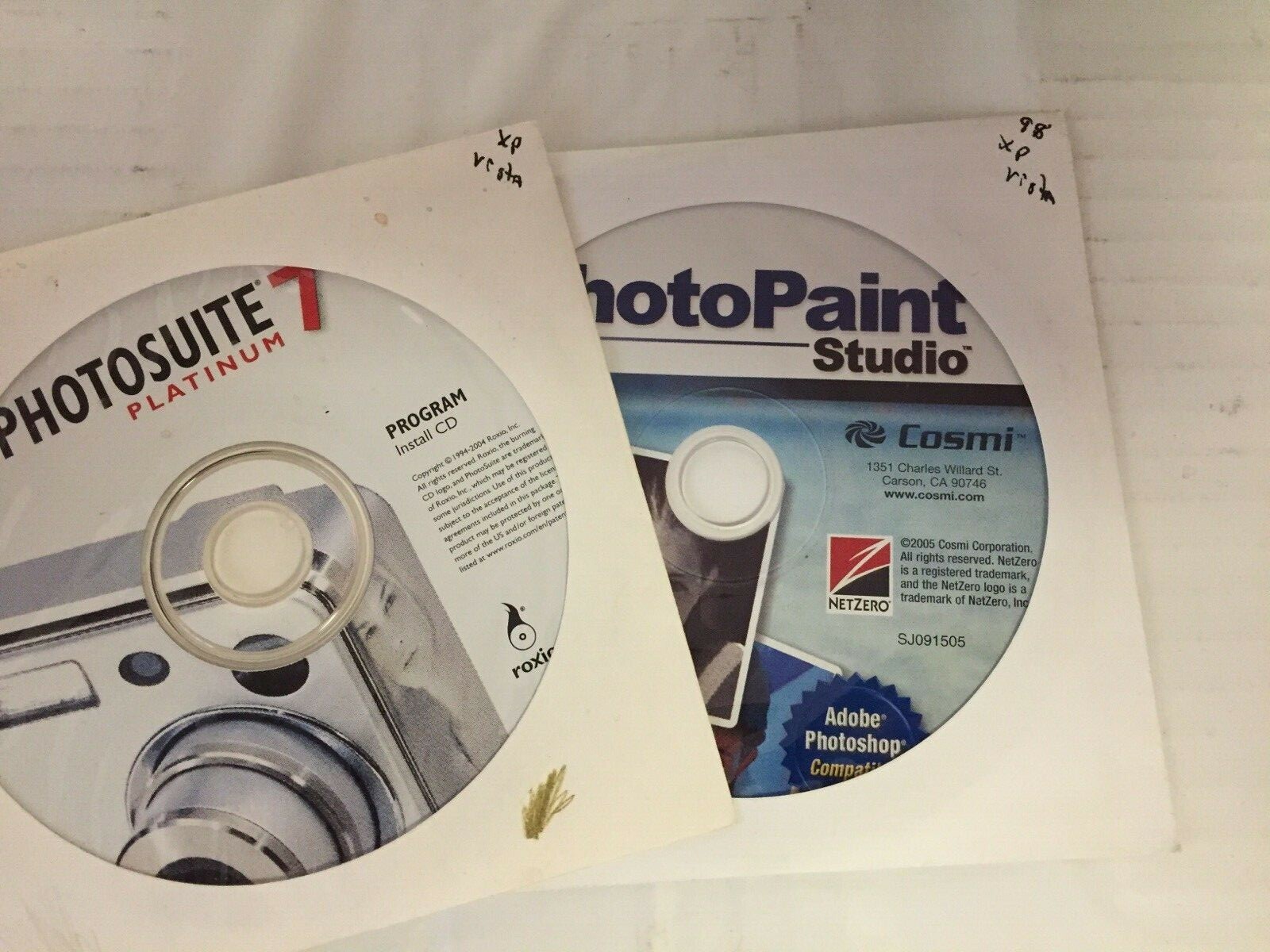 PC Software- Photo Editing, Web Design Scrapbooking, Fonts, 98/XP/Vista