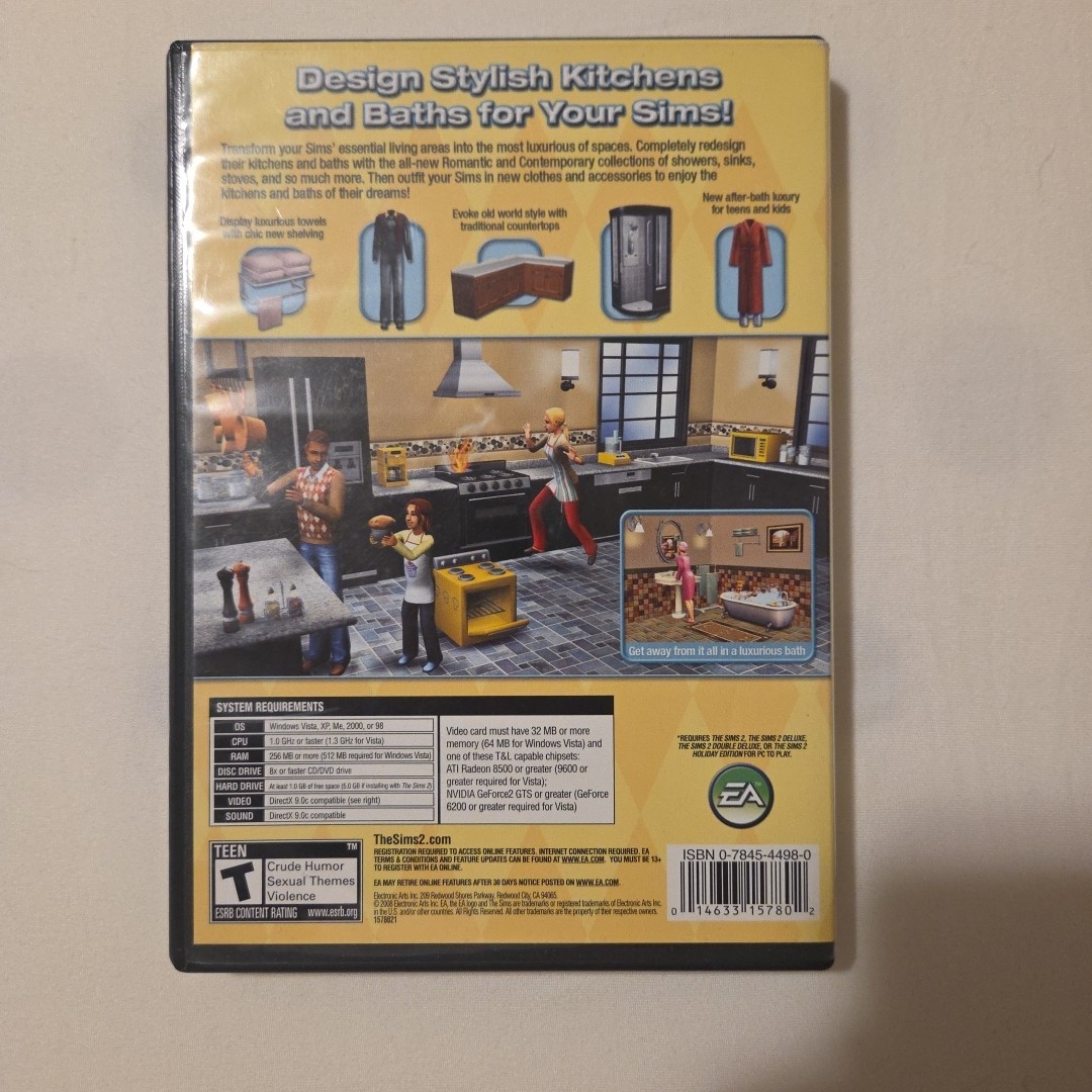 The Sims 2 IKEA Home Stuff – Kitchen & Bath Interior Design Stuff Lot Of 2